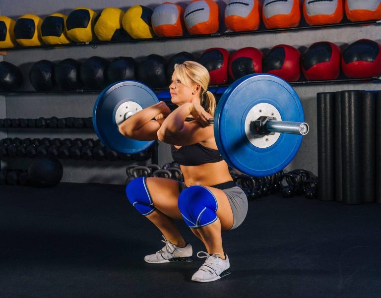 using barbell pad in gym