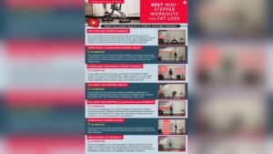 Mini Stepper Weight Loss Workout for Beginners: Easy Fat-Burning Tips